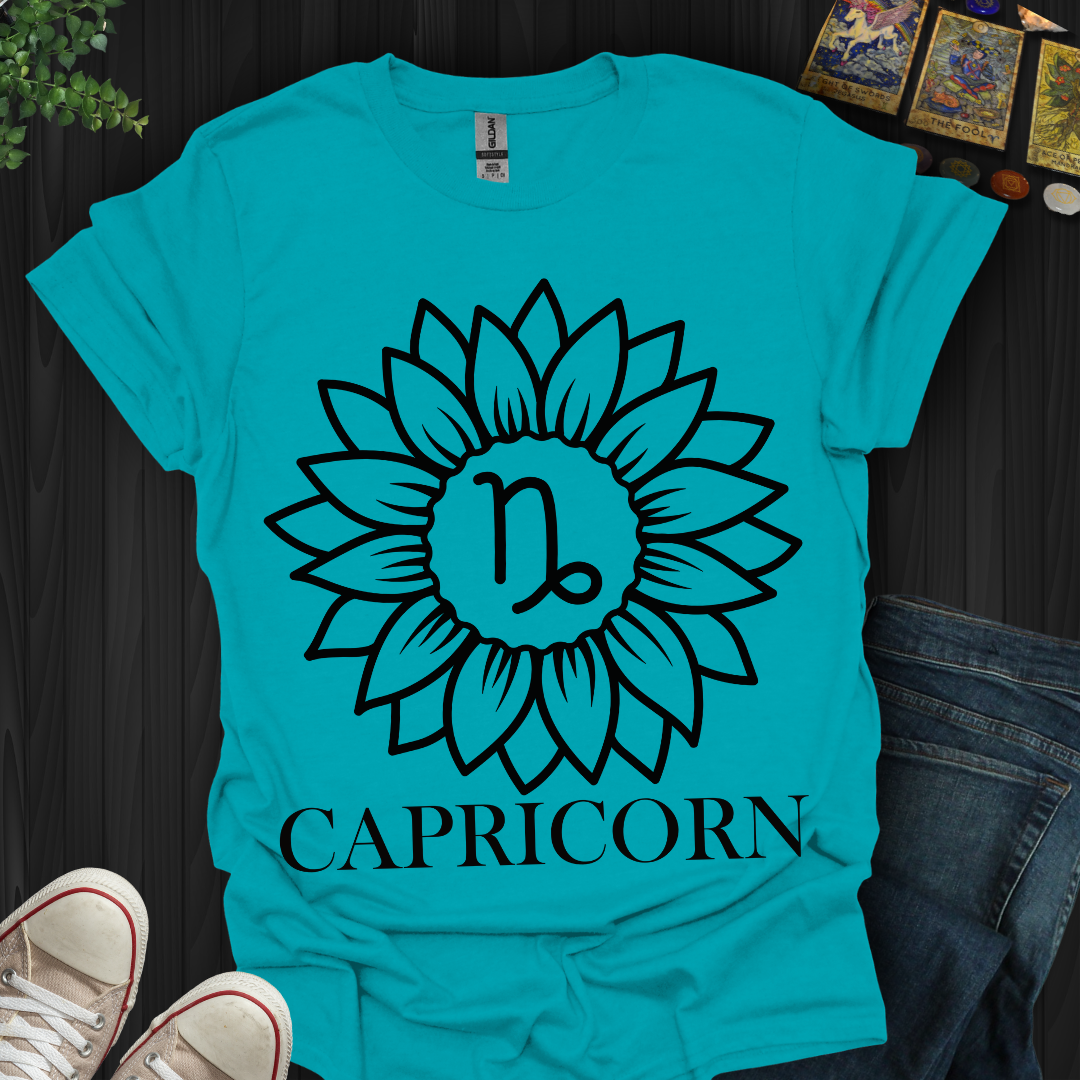 Capricorn Sunflower T-Shirt