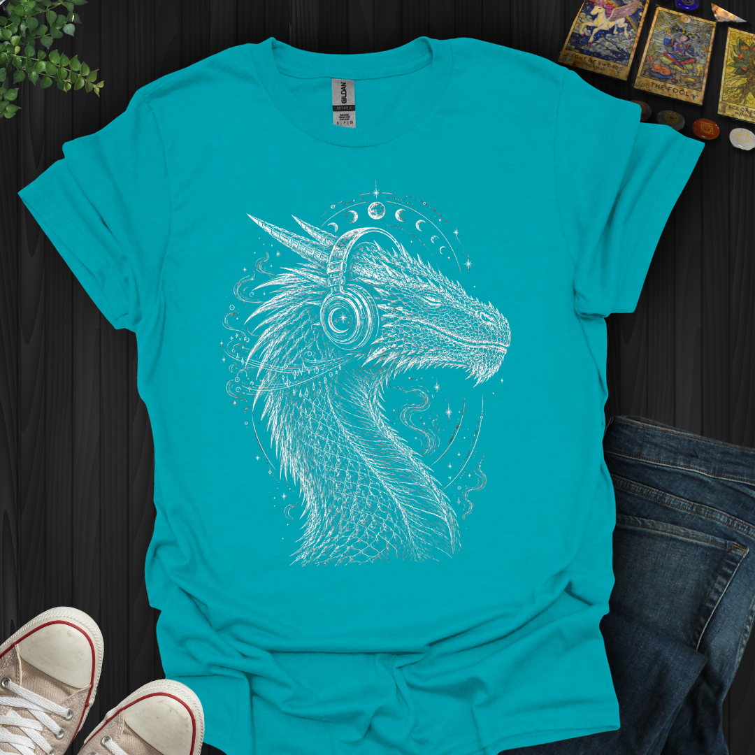 Headphones Dragon- T-Shirt