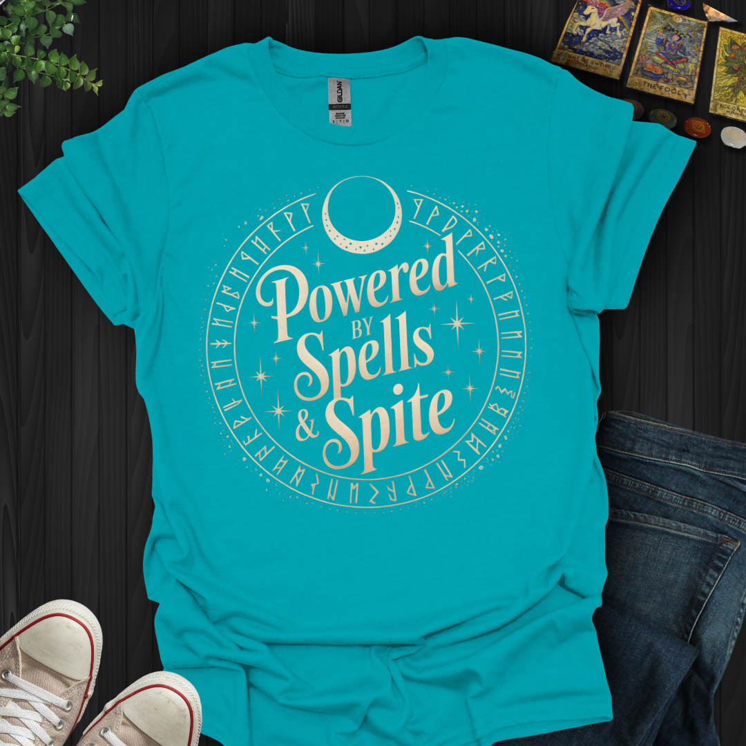 Powered By Spells And Spite T-Shirt
