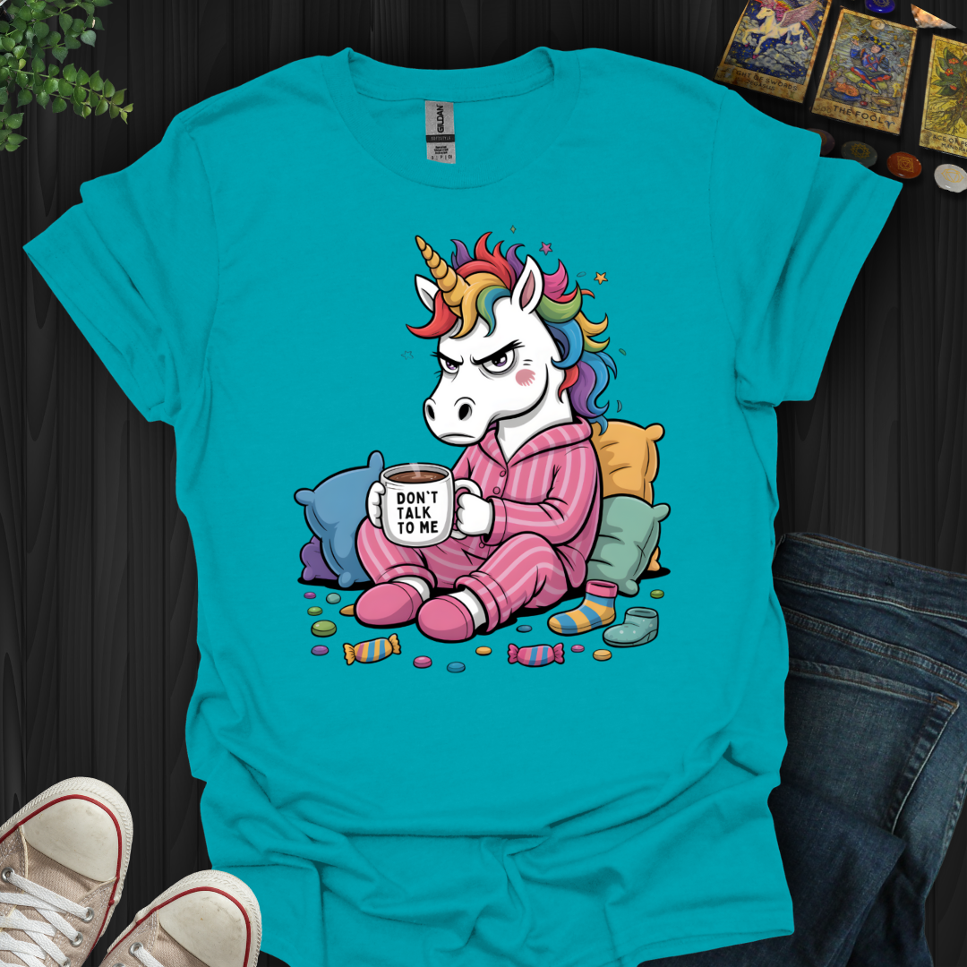 Grumpy Unicorn – Don’t Talk To Me T-Shirt