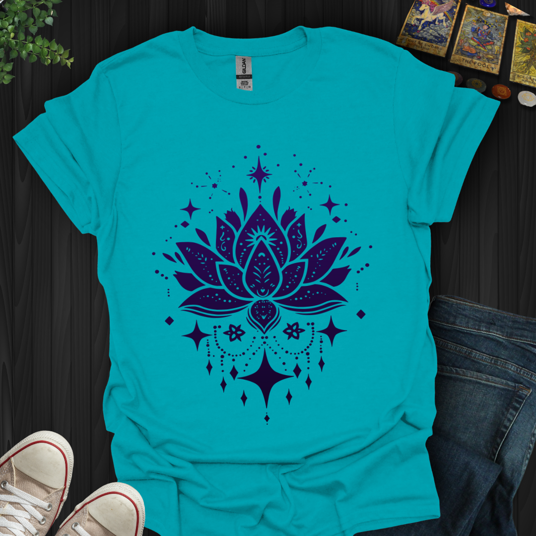 Blue Lotus Mandala T-Shirt