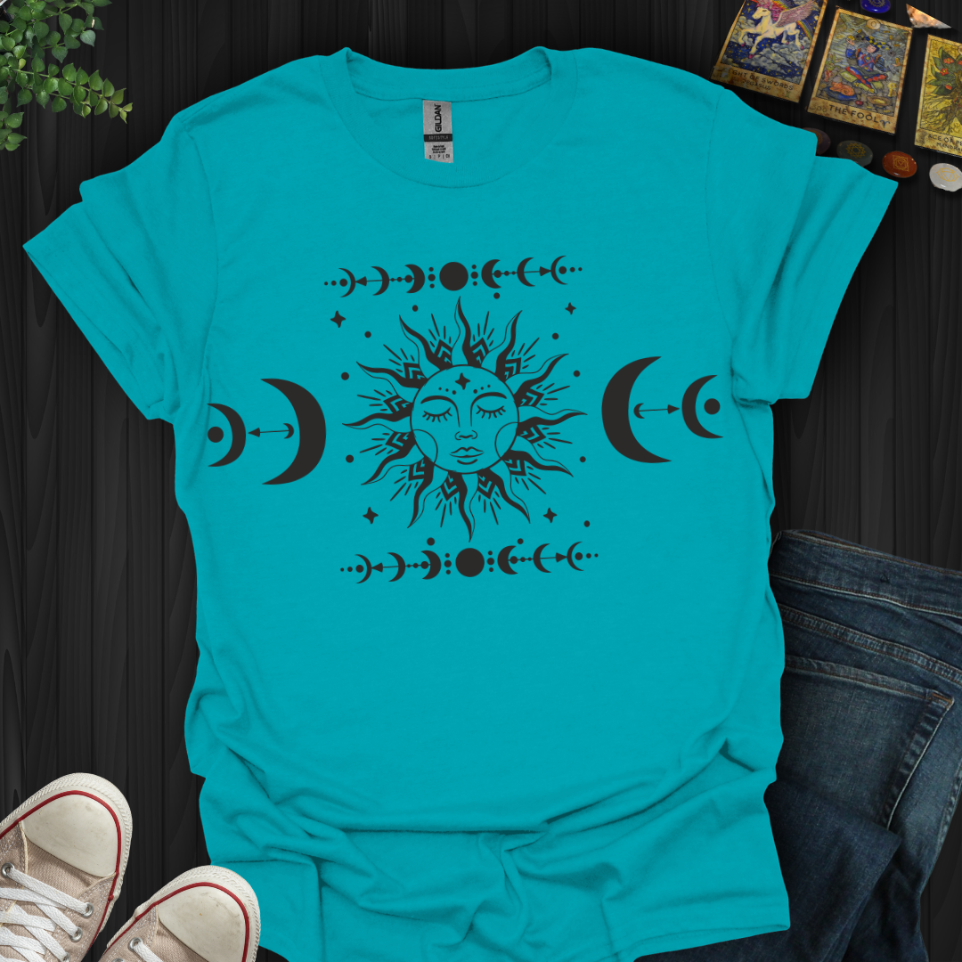 Boho Moon Phases T-Shirt