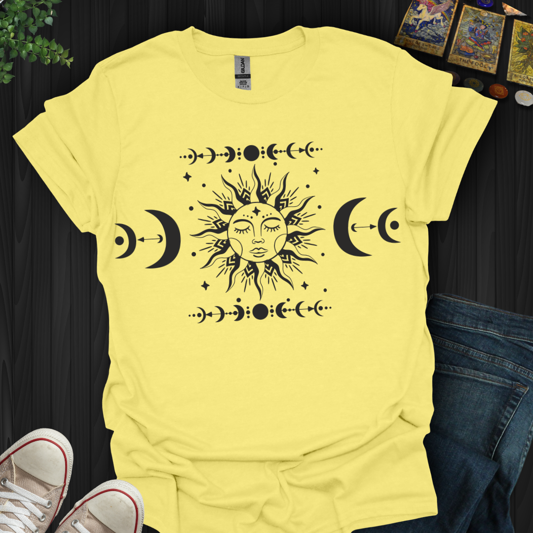 Boho Moon Phases T-Shirt