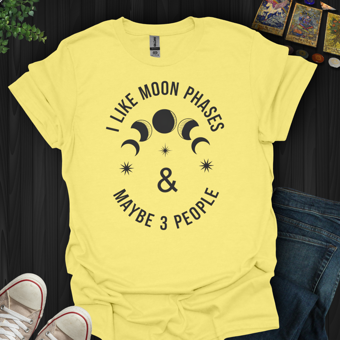 Moon Vibes Over People T-Shirt
