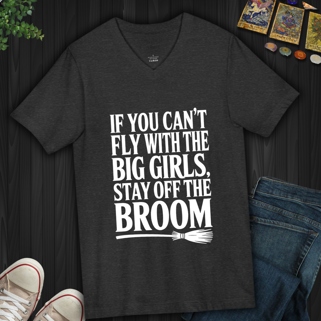 Fly With The Big Girls V-Neck Tee