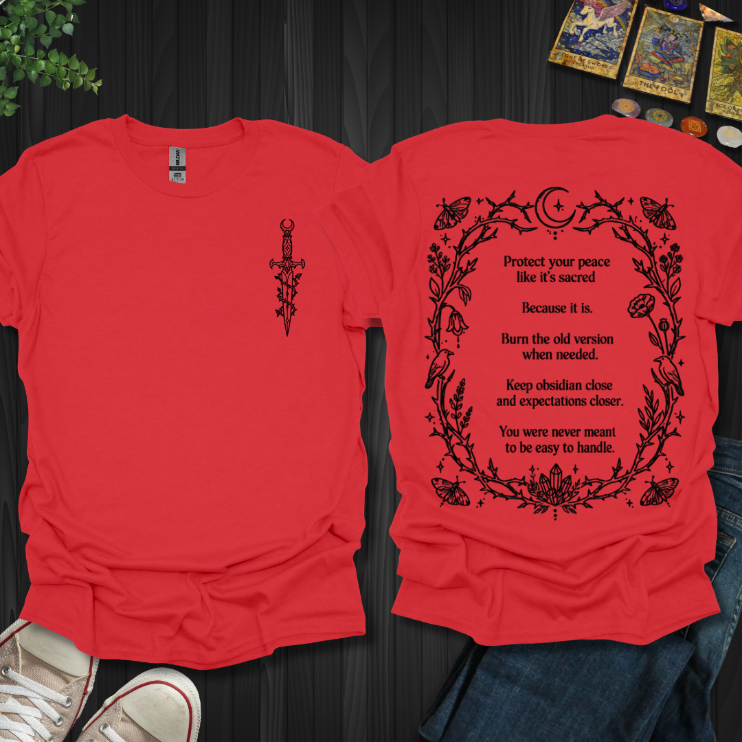 Protect Your Peace Front and Back T-Shirt