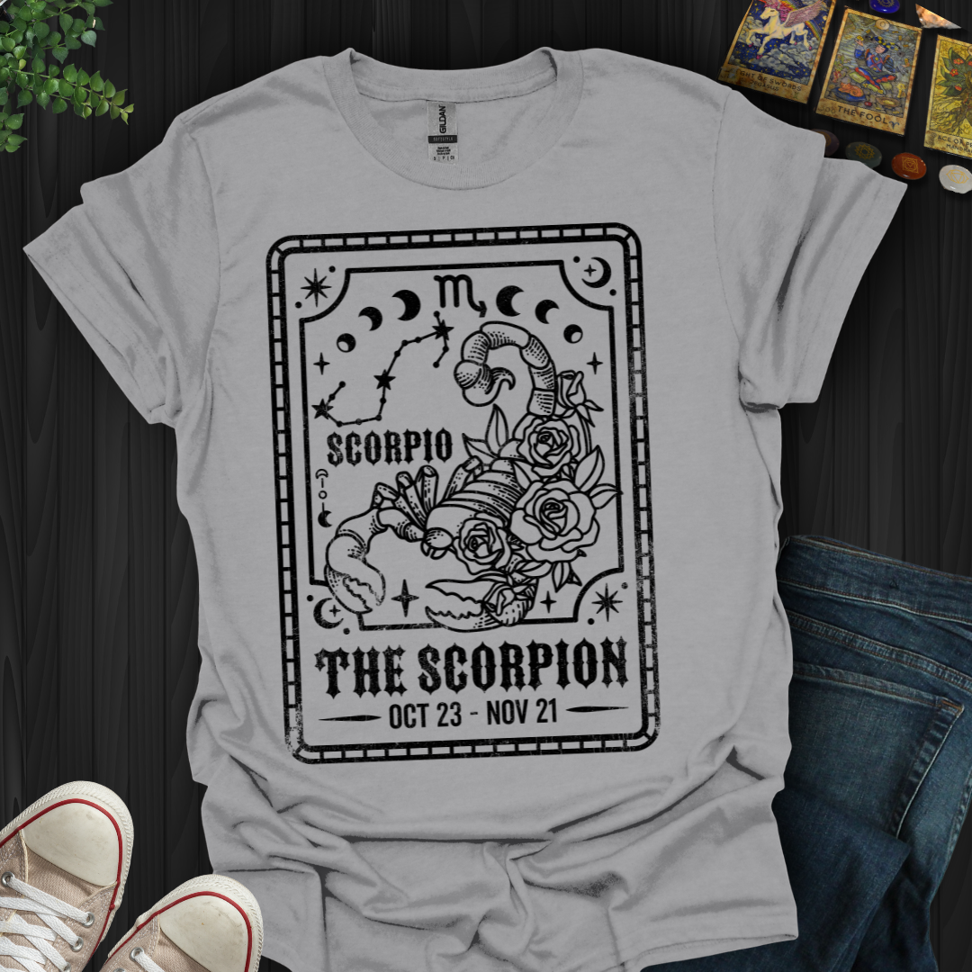 Scorpio: The Rose & The Sting T-Shirt