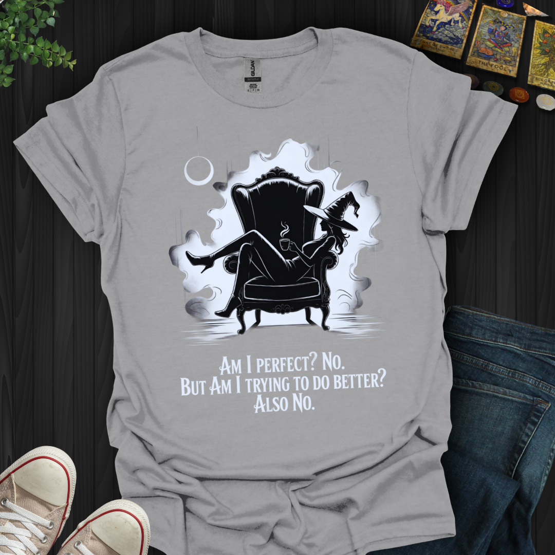 Perfect? No. Trying? Also No T-Shirt