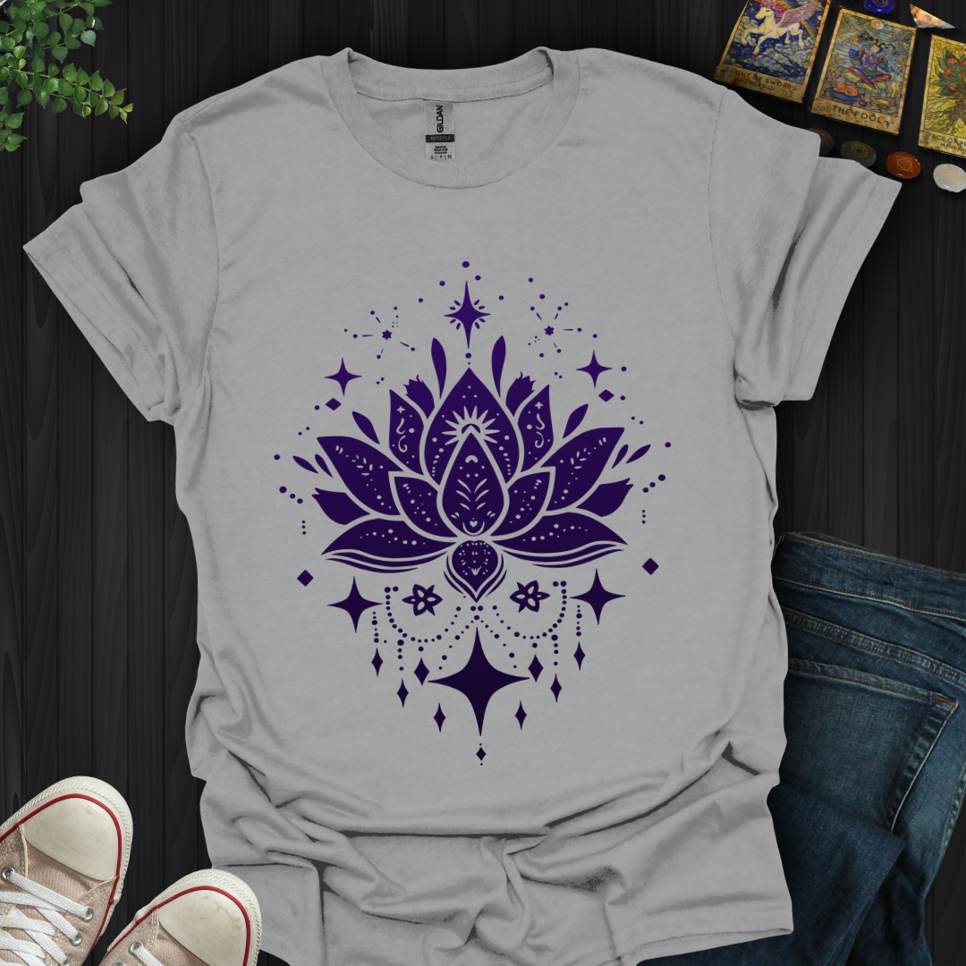 Blue Lotus Mandala T-Shirt