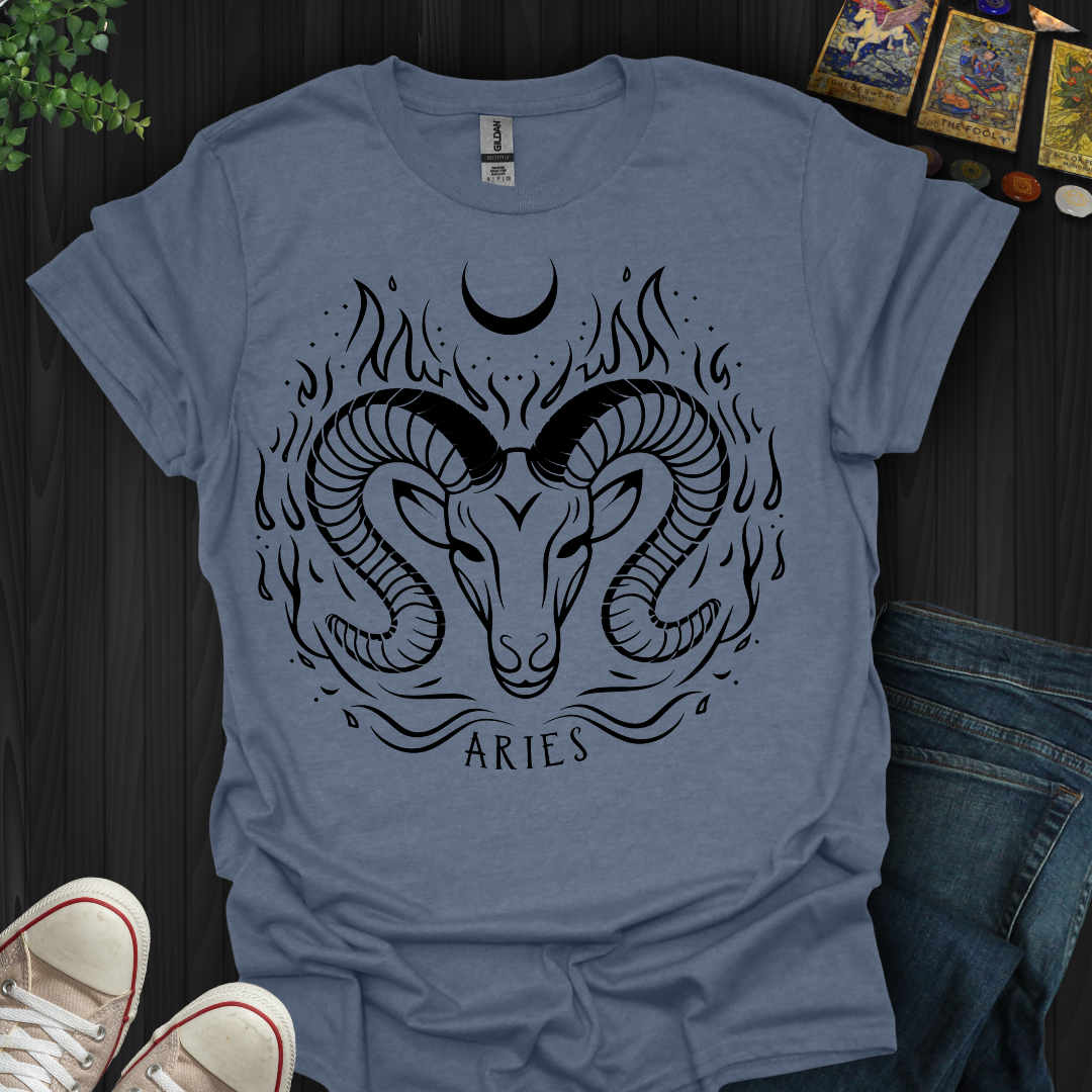 Fiery Aries Vibes T-Shirt