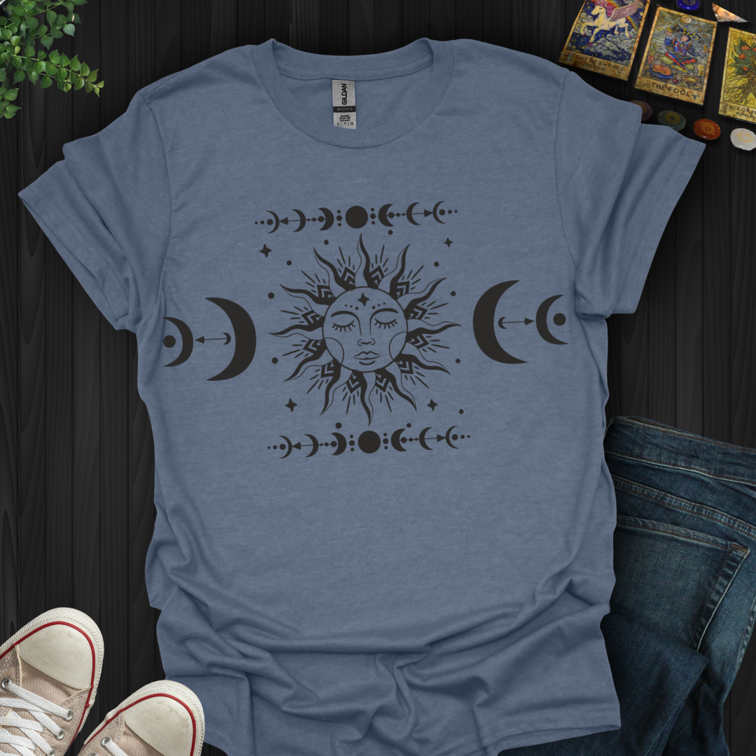 Boho Moon Phases T-Shirt