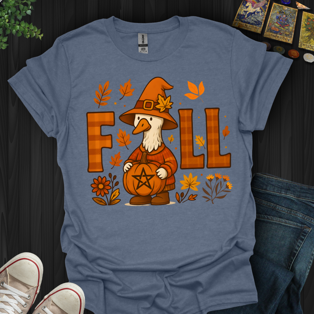 Witchy Goose Fall Vibes T-Shirt