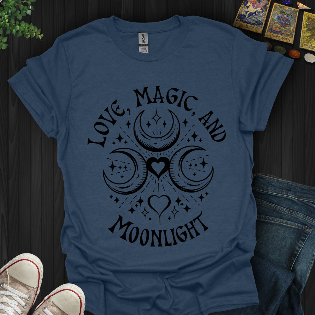 Love, Magic, and Moonlight T-Shirt