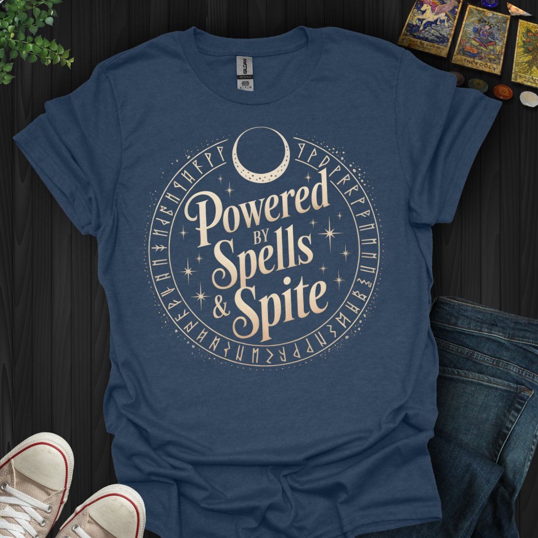 Powered By Spells And Spite T-Shirt