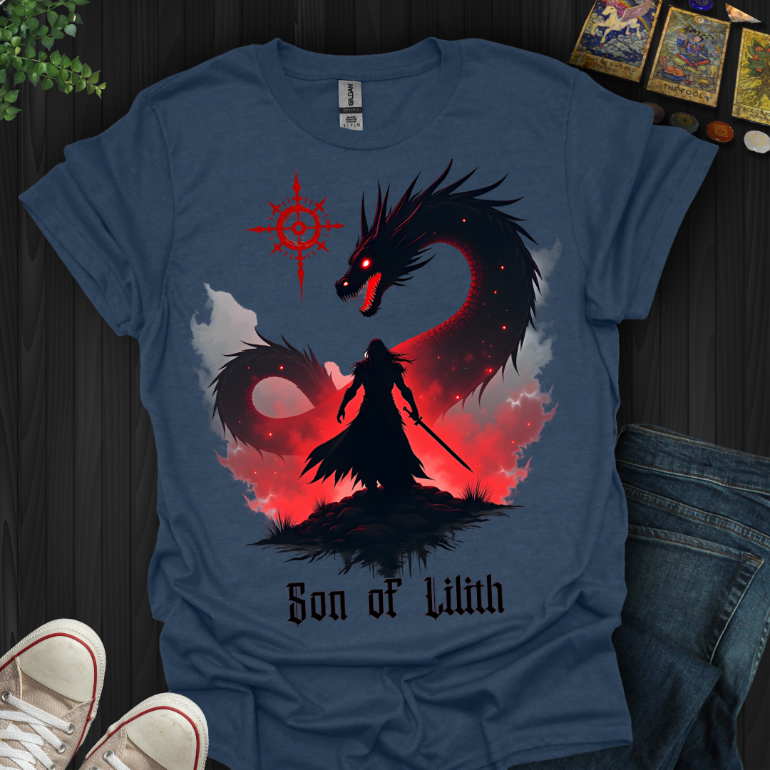 Son of Lilith – Shadowborn Warrior T-Shirt