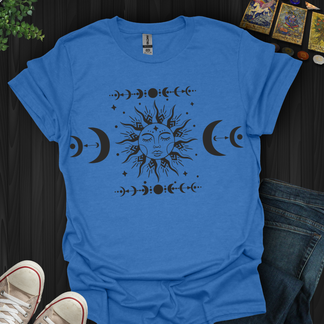 Boho Moon Phases T-Shirt