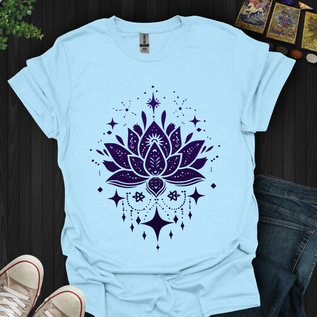 Blue Lotus Mandala T-Shirt