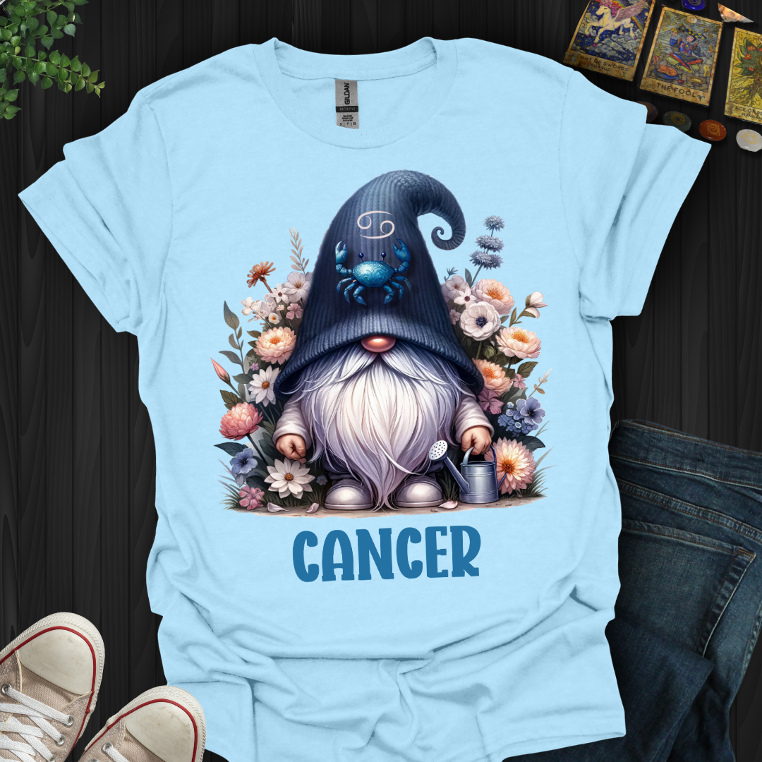 Cancer Gnome: Nurturer of the Zodiac  T-Shirt