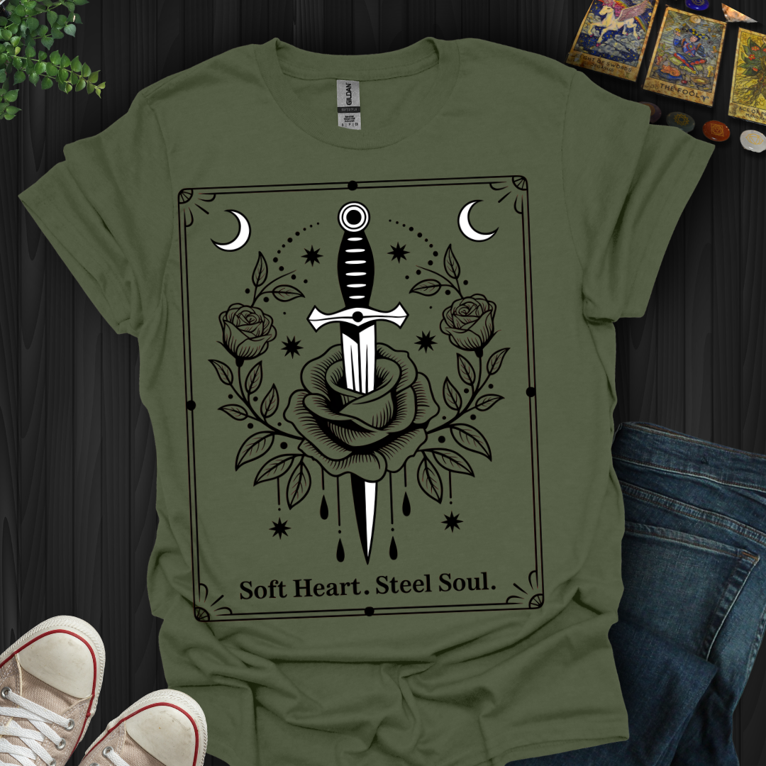 Soft Heart. Steel Soul T-Shirt