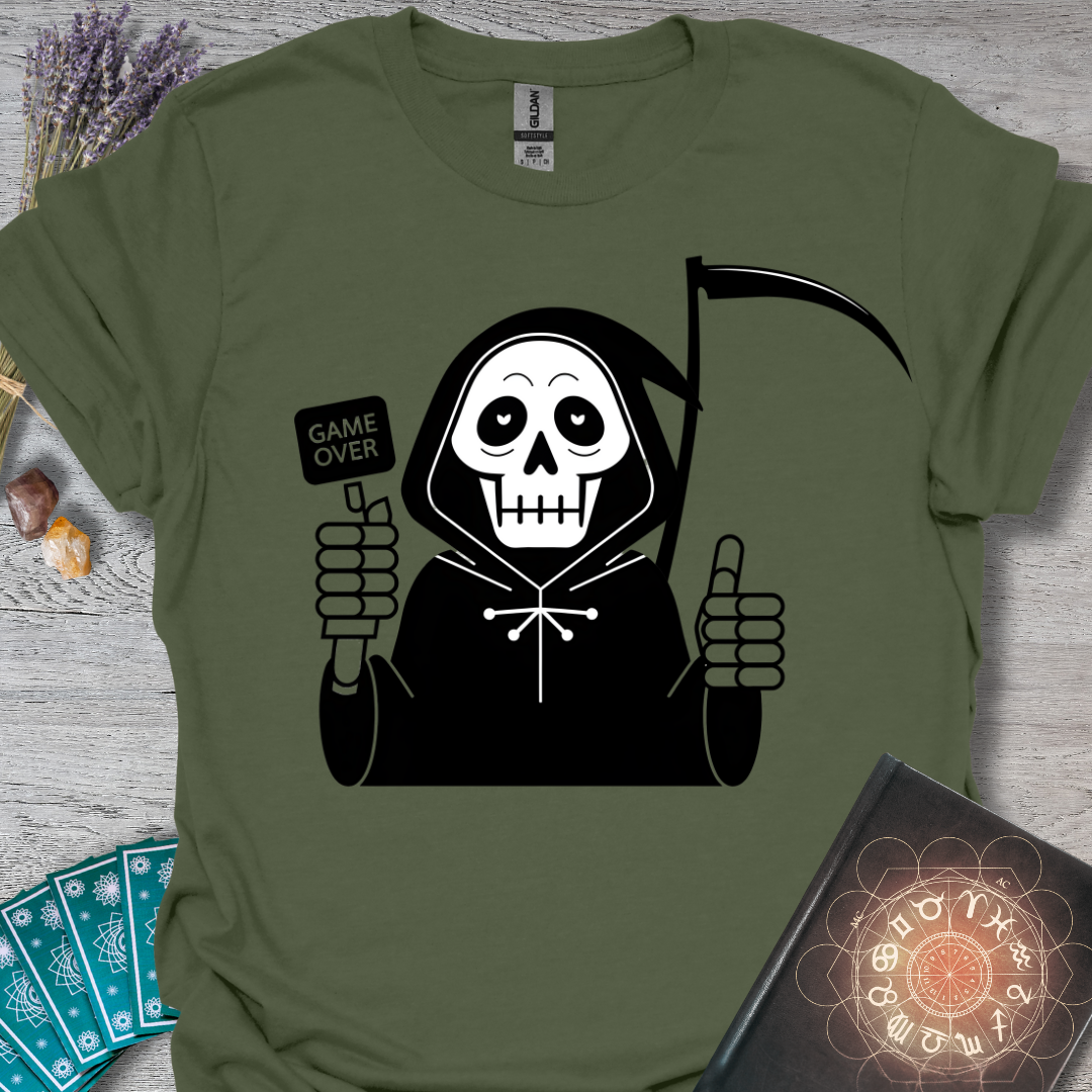 Grim Thumbs Up Game Over T-Shirt