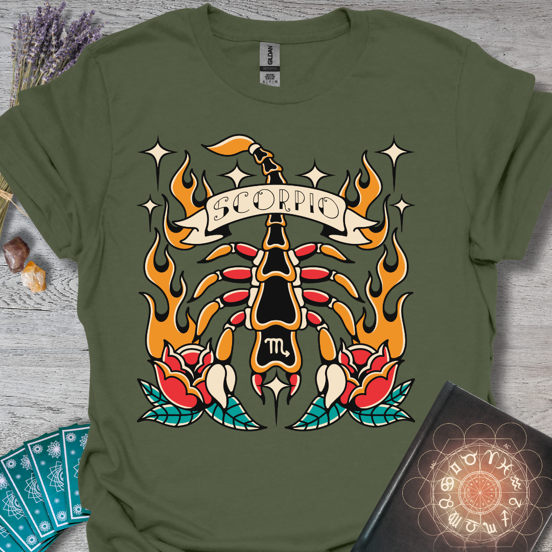 Scorpio's Fiery Sting T-Shirt