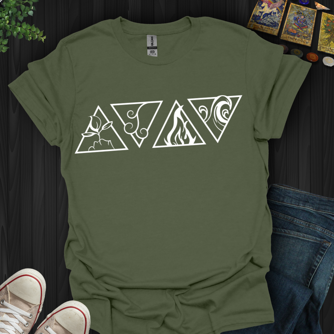 4 Elements (White) T-Shirt