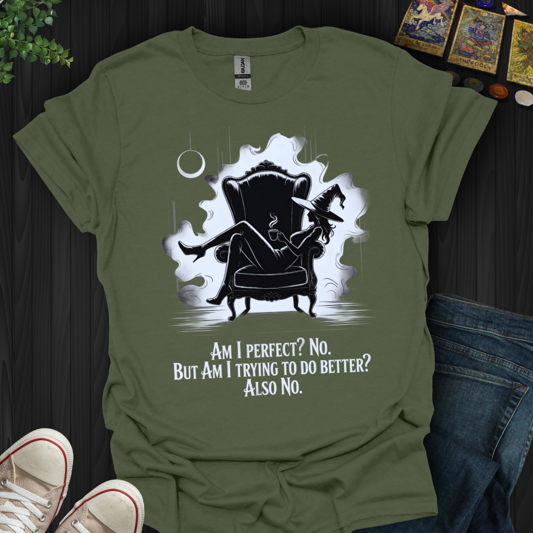 Perfect? No. Trying? Also No T-Shirt