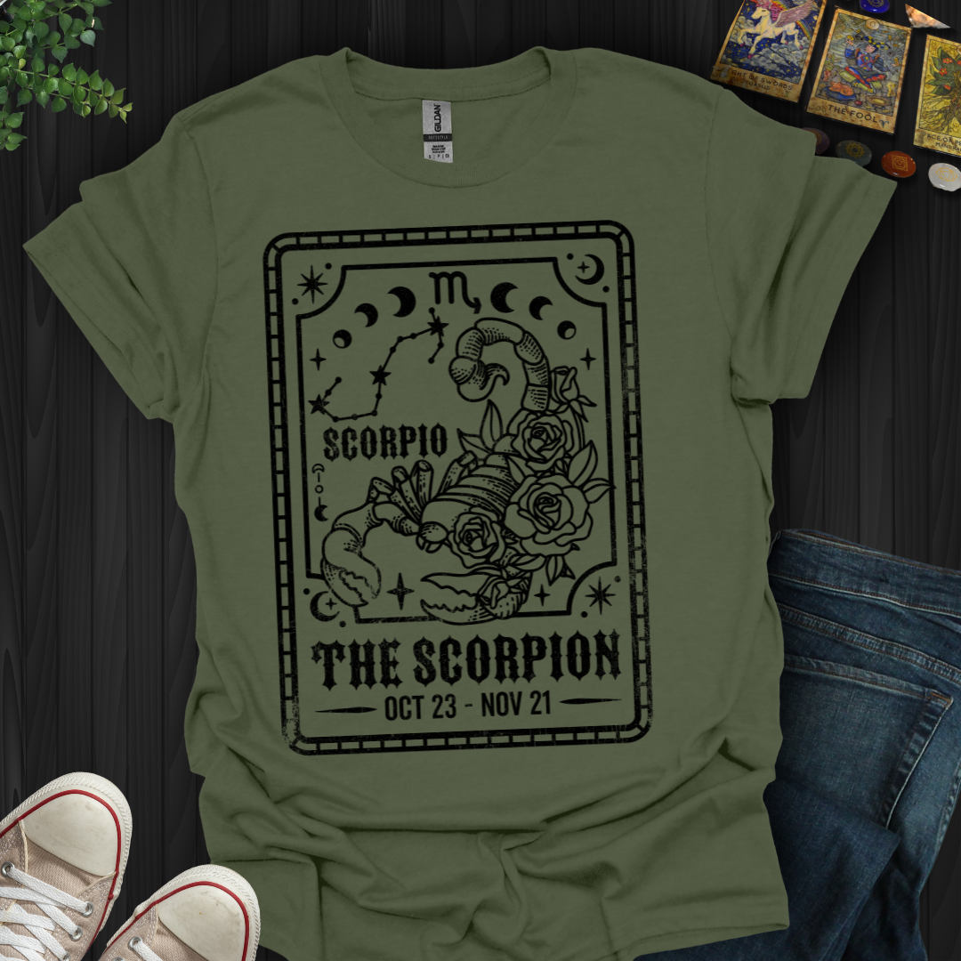 Scorpio: The Rose & The Sting T-Shirt
