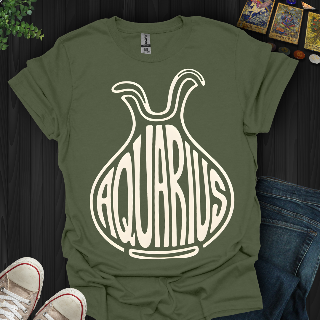 Aquarius: The Cosmic Visionary T-Shirt