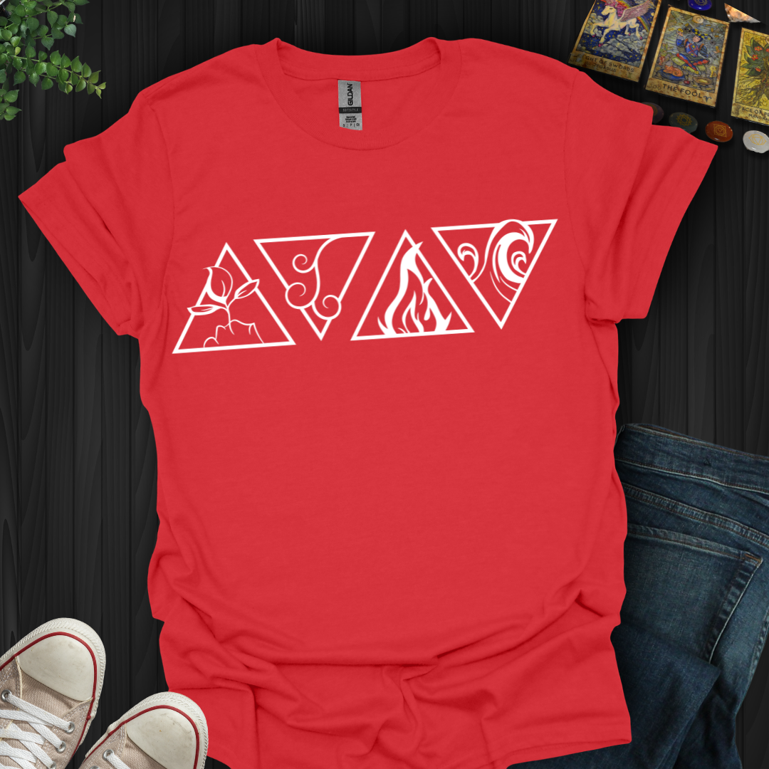 4 Elements (White) T-Shirt