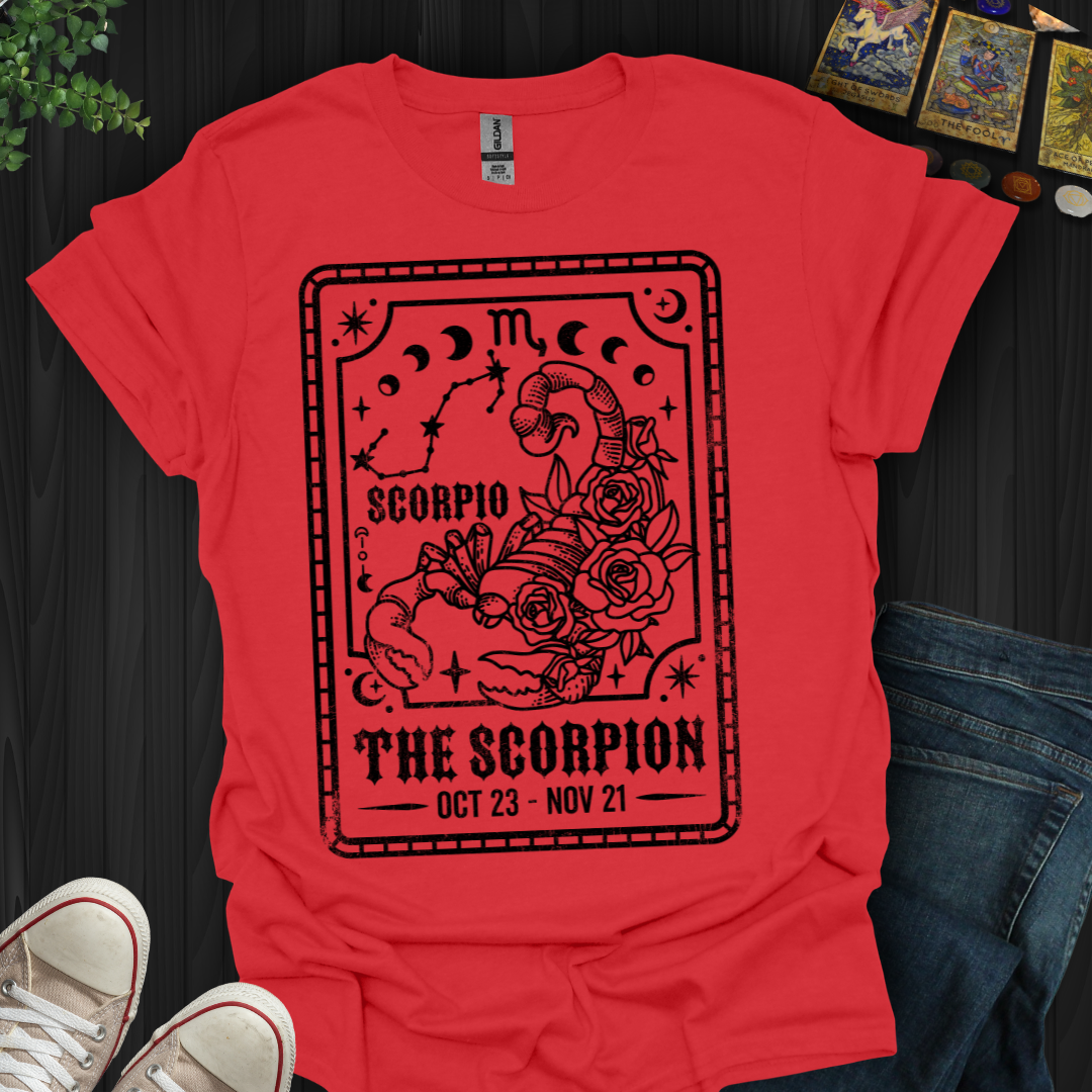 Scorpio: The Rose & The Sting T-Shirt