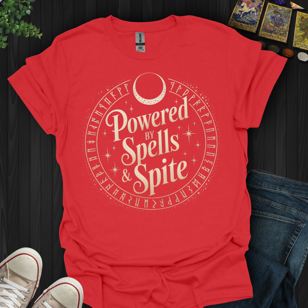 Powered By Spells And Spite T-Shirt