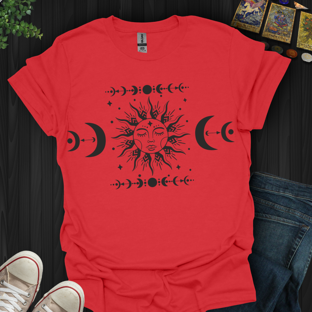 Boho Moon Phases T-Shirt
