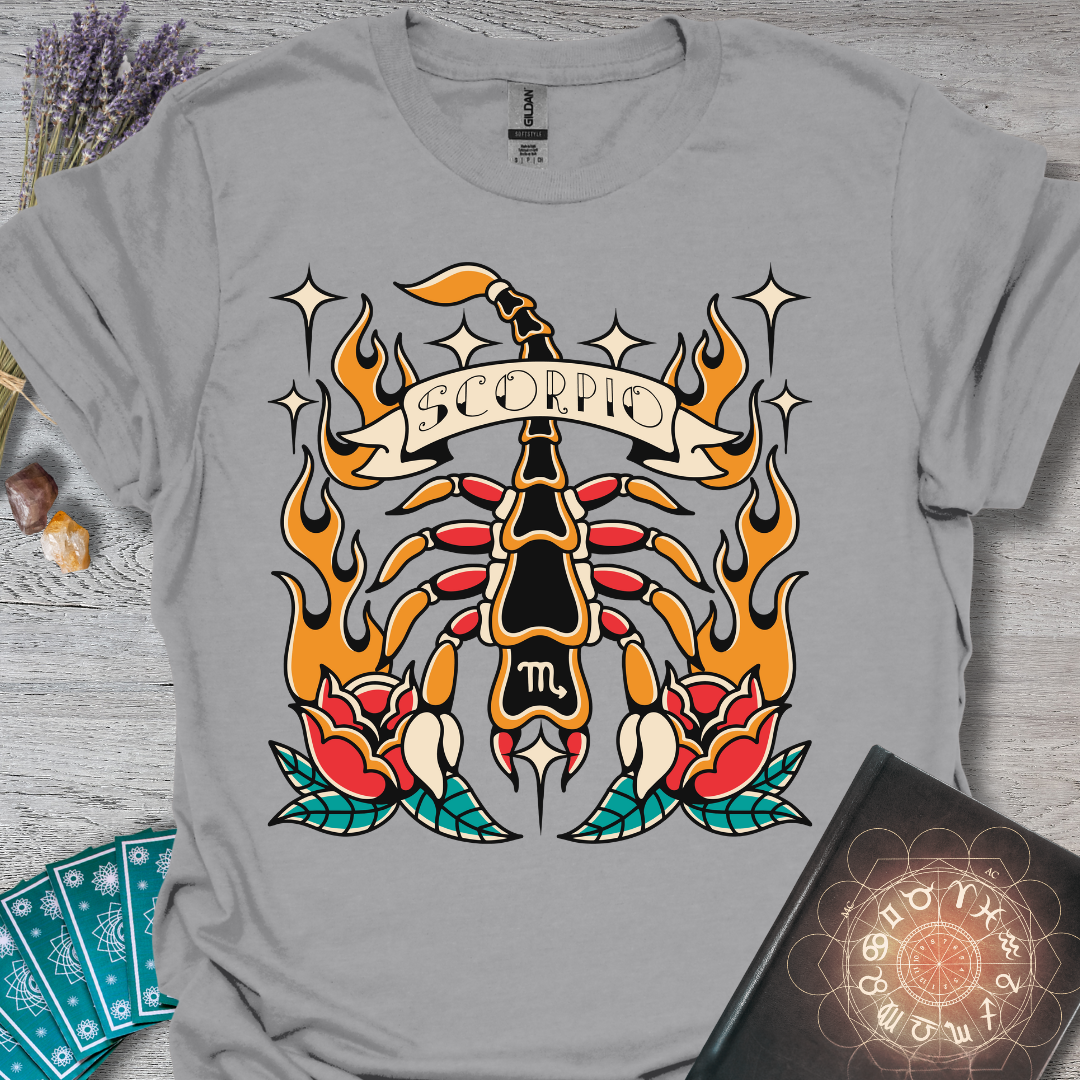 Scorpio's Fiery Sting T-Shirt