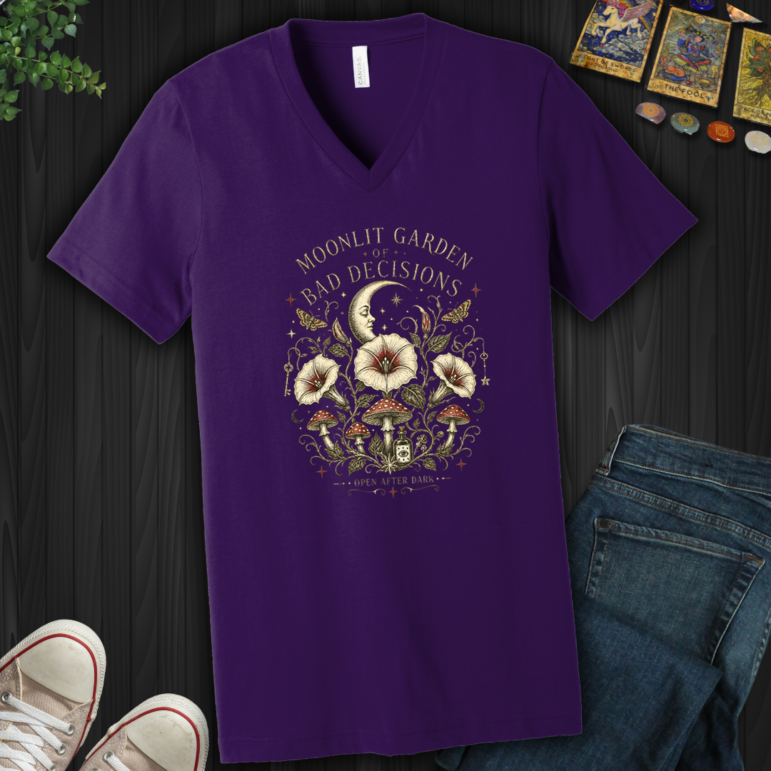 Moonlit Garden- V-Neck