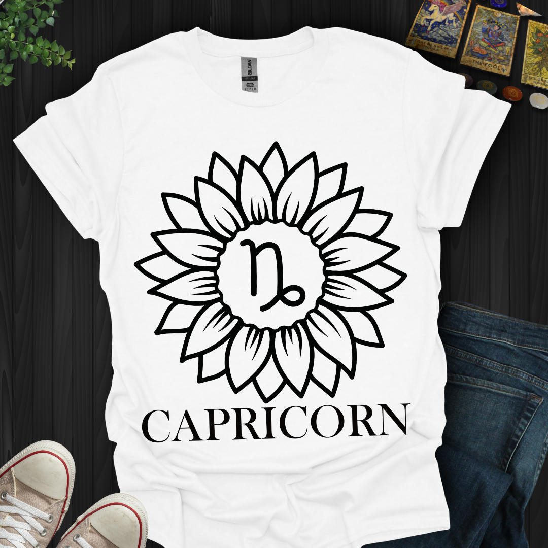 Capricorn Sunflower T-Shirt
