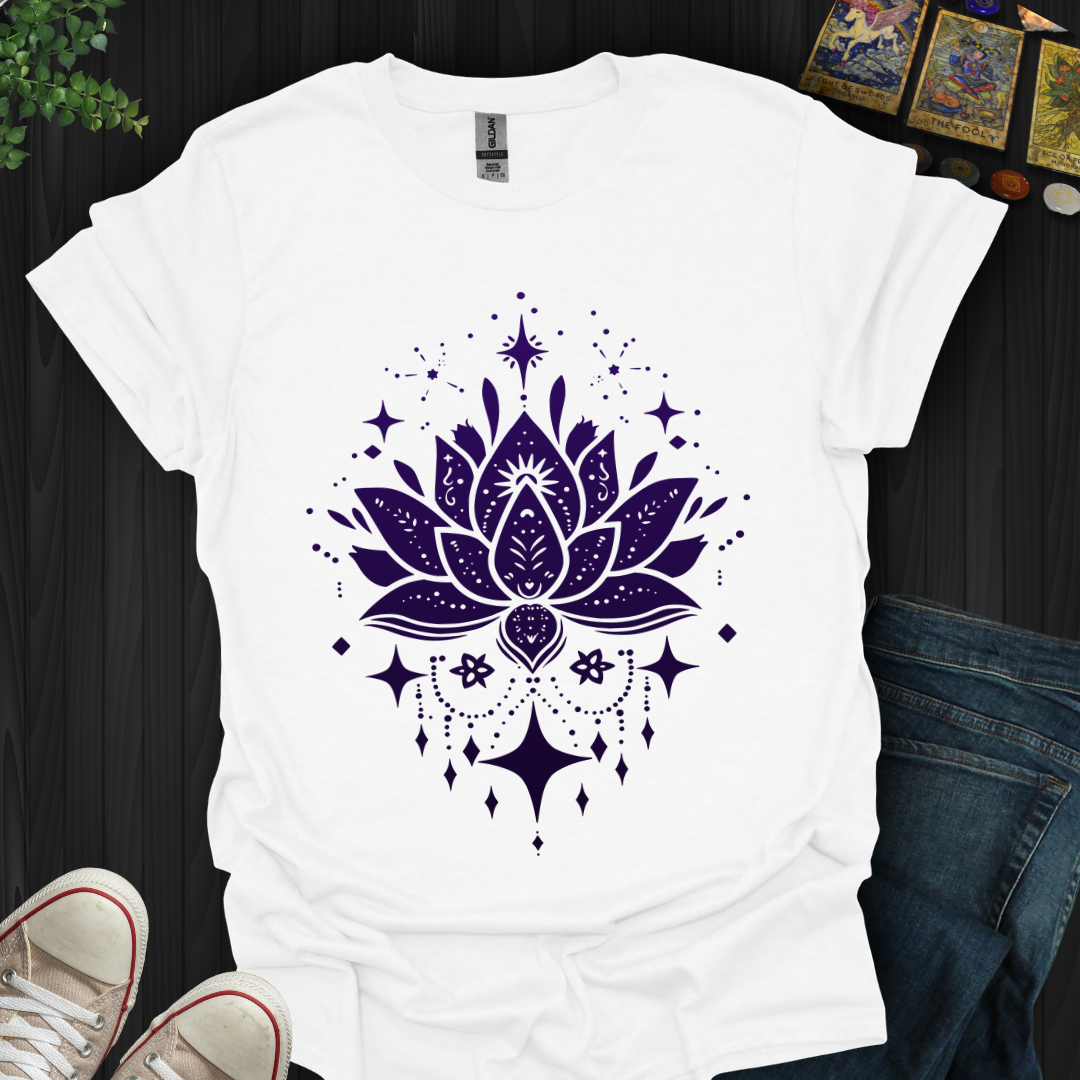 Blue Lotus Mandala T-Shirt