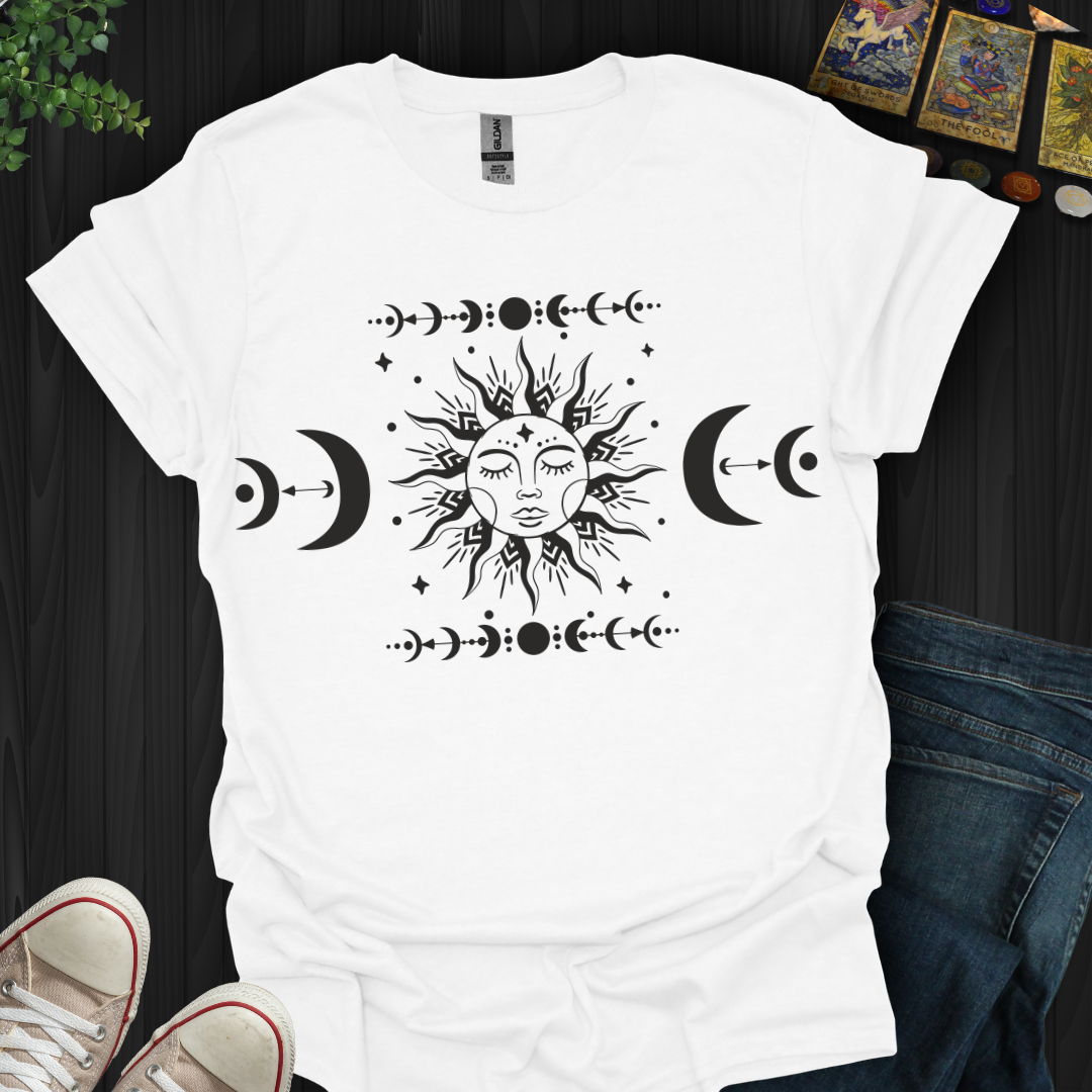 Boho Moon Phases T-Shirt