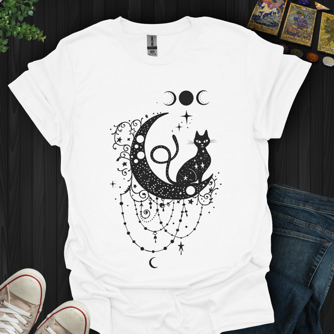 Mystic Moon Cat T-Shirt