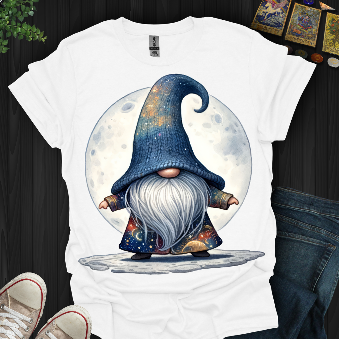 Celestial Moon Gnome  T-Shirt