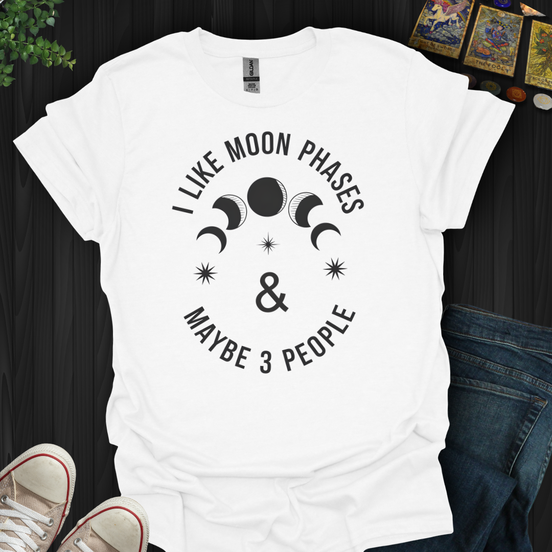 Moon Vibes Over People T-Shirt
