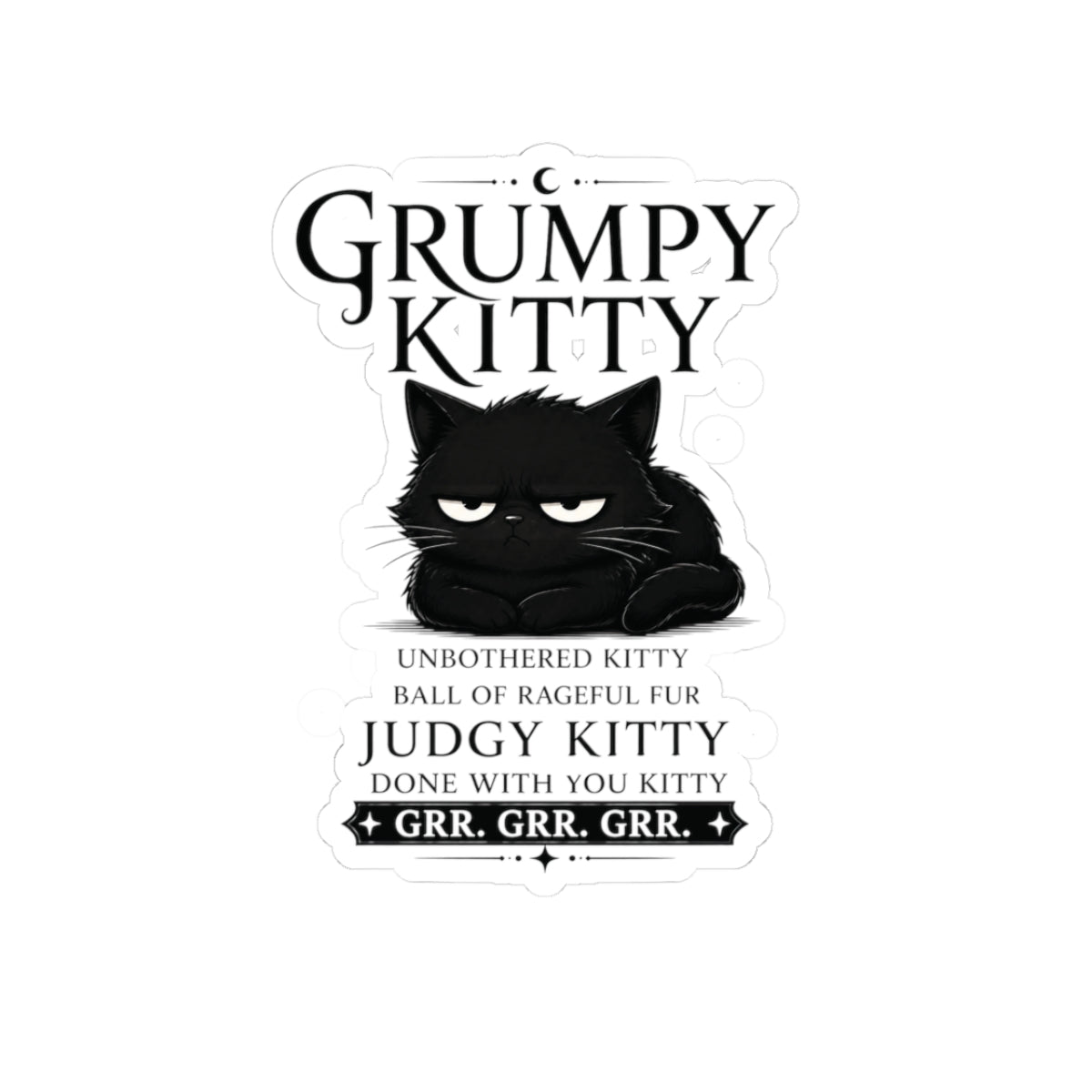 Grumpy Kitty Sticker