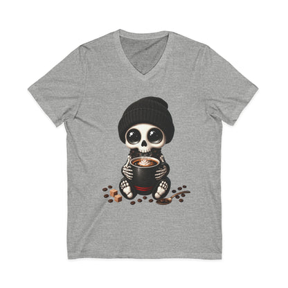 Dead Cute For Coffee- V-Neck