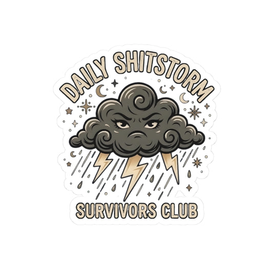 Daily Shitstorm Survivors Club Sticker