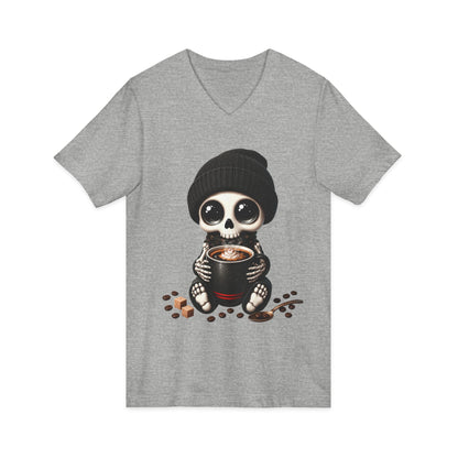 Dead Cute For Coffee- V-Neck