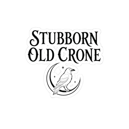 Stubborn Old Crone Sticker