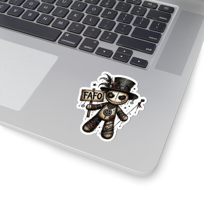 FAFO Voodoo Doll Sticker