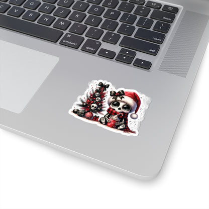 Dead Cute For The Holidays Sticker