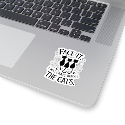 Crazy Before The Cats Sticker