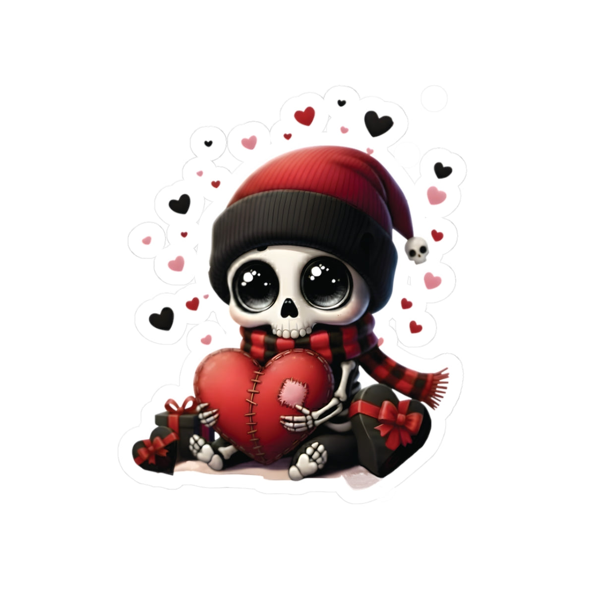 Dead Cute For Valentines Day Sticker